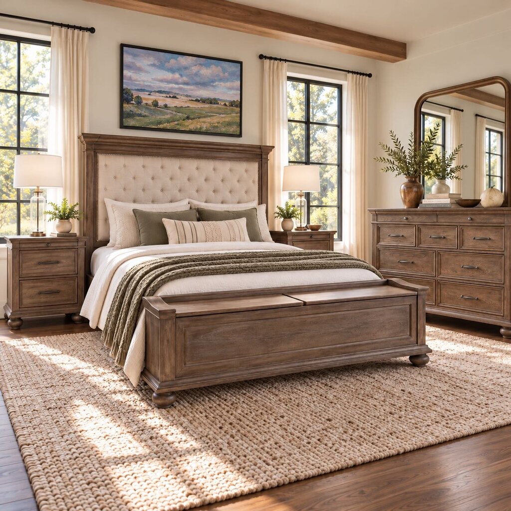 Orig. Price $3500 - Johnelle King Bedroom Set