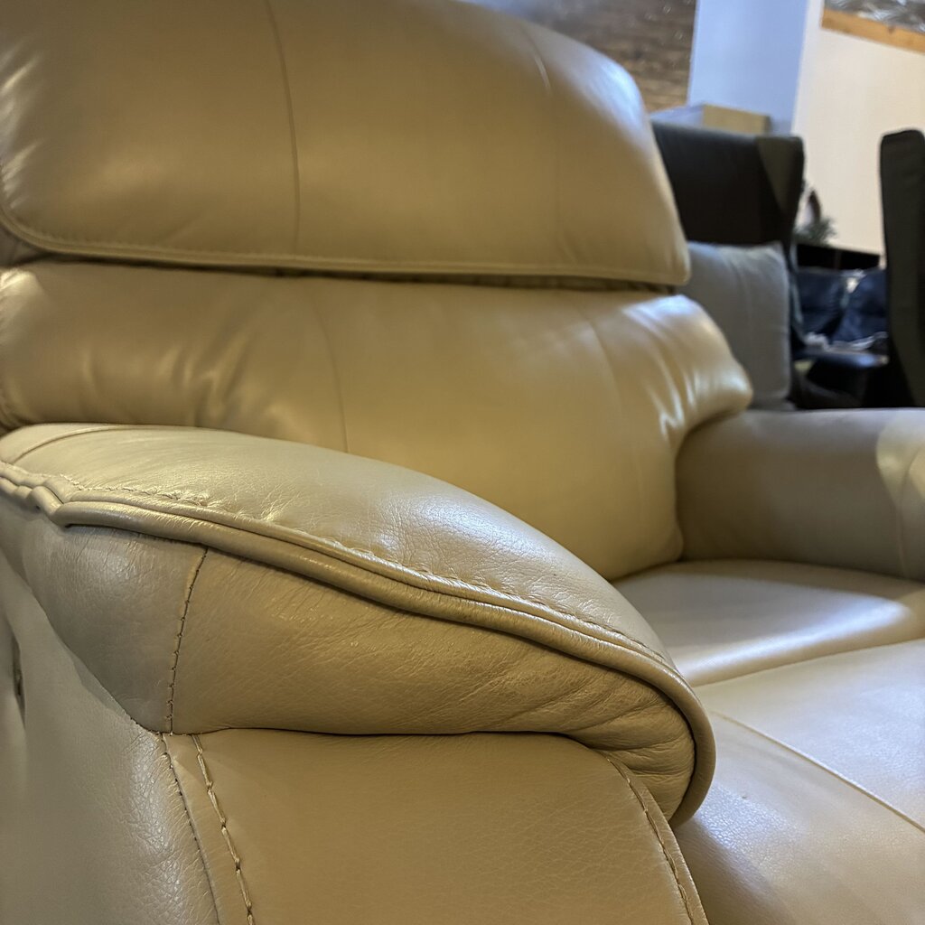 Columbia Leather Power Glider Recliner w/ Power Headrest