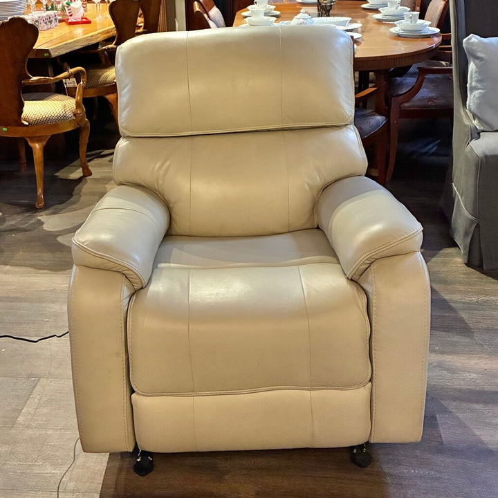 Columbia Leather Power Glider Recliner w/ Power Headrest