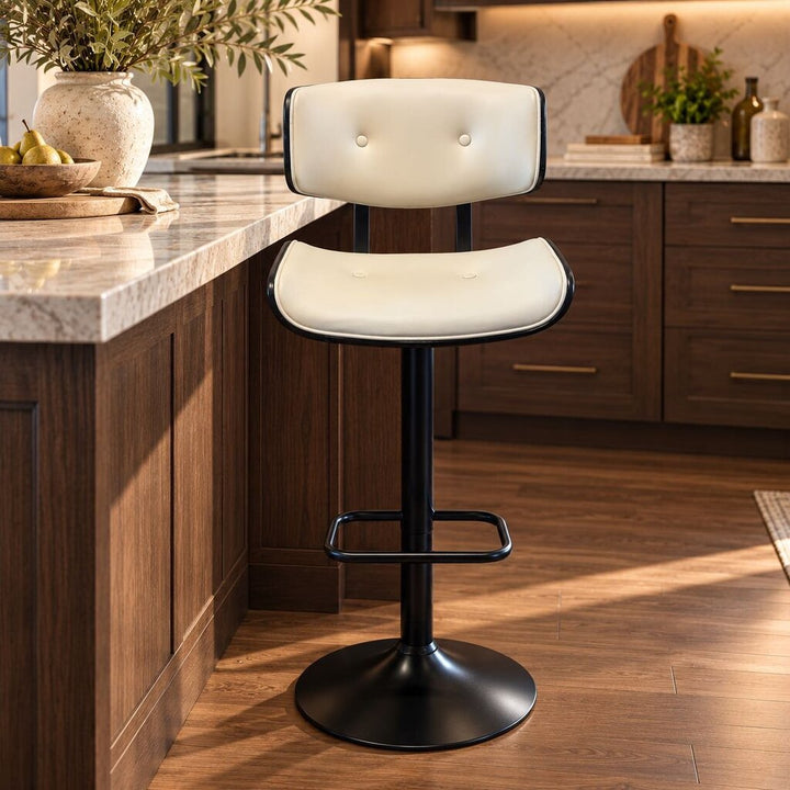 Brooklyn Swivel Stool w/ Adjustable Height