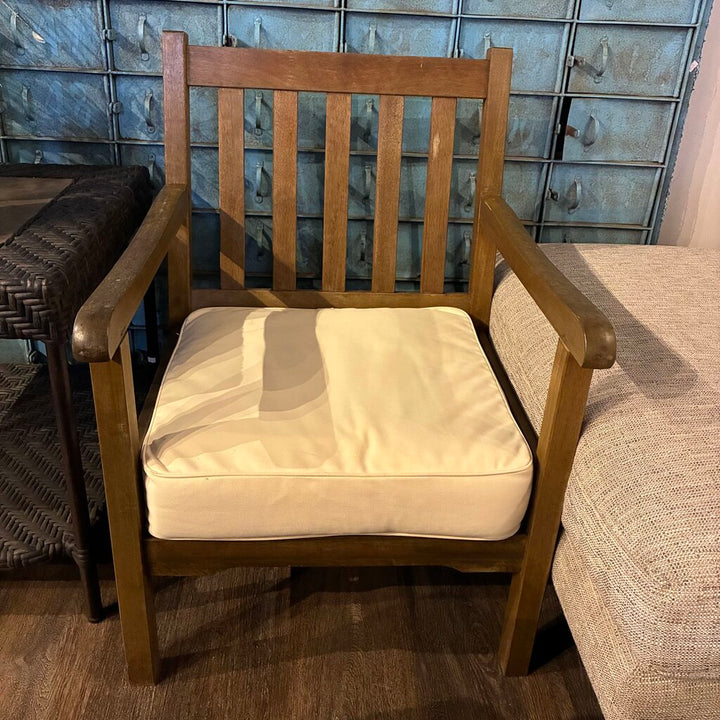 Mission-style Chair w/ Cushion