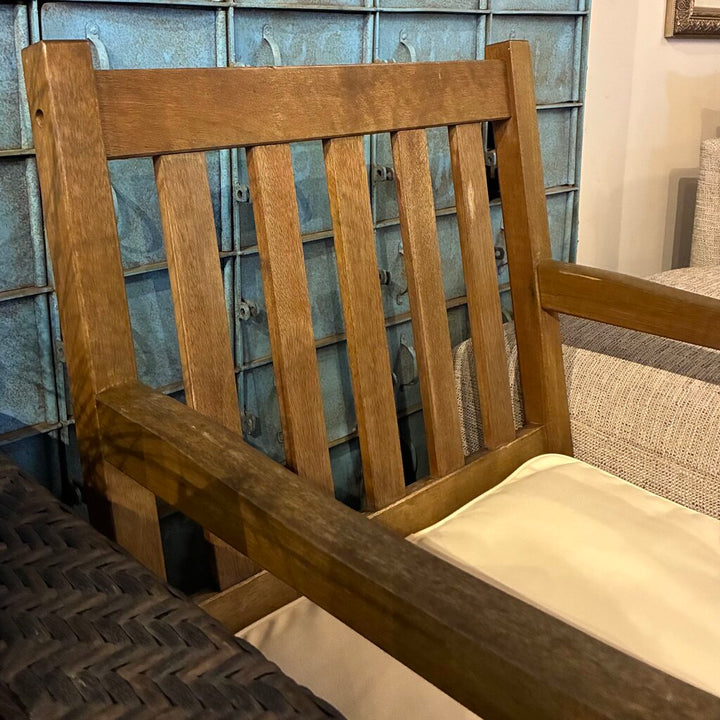 Mission-style Chair w/ Cushion