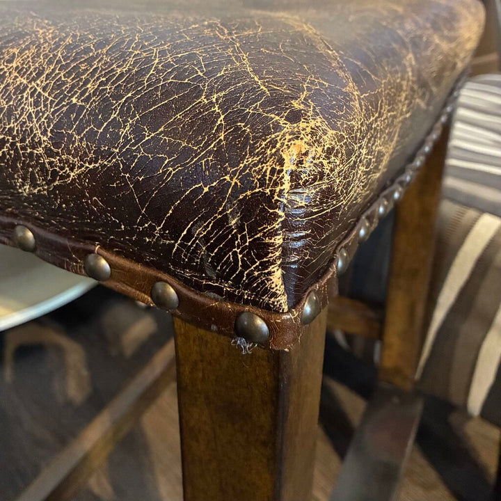 Orig. Price $419 - Manchester Backless Stool w/ Nailhead Trim