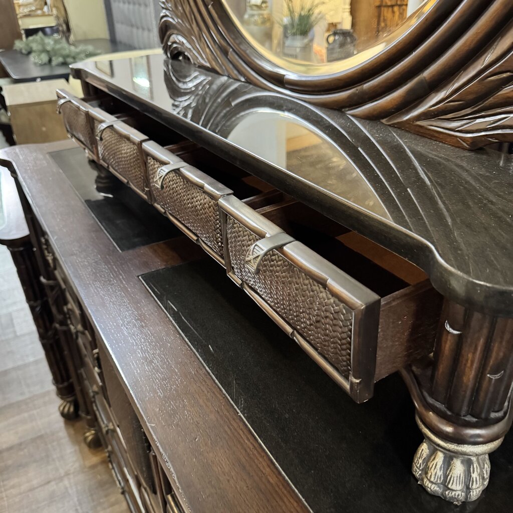 Orig. Price $1,400 - West Indies II Dresser w/ Vanity Mirror