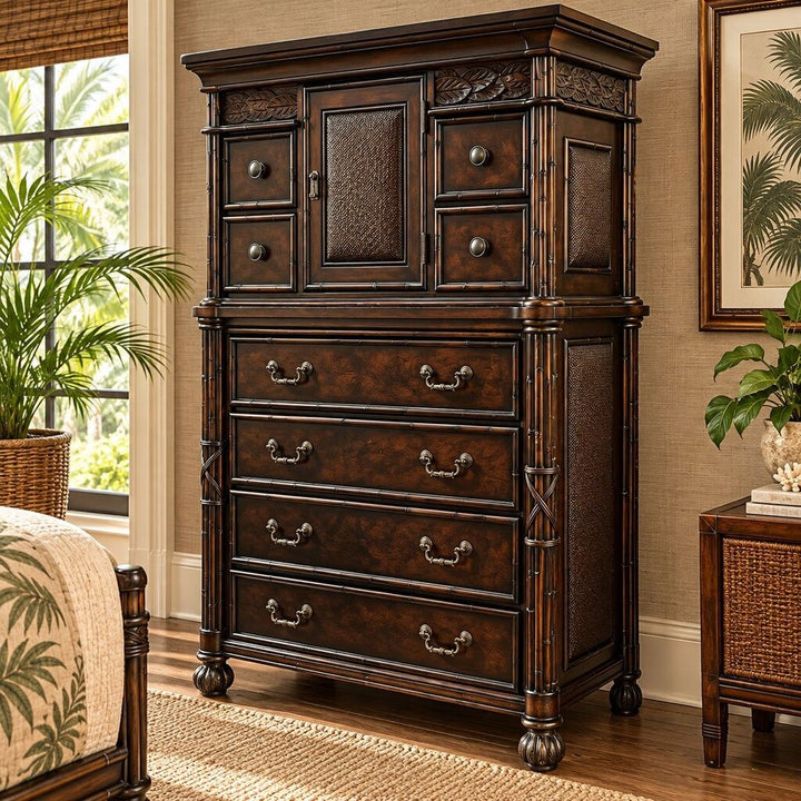 Orig. Price $1,000 - West Indies II Tall Chest
