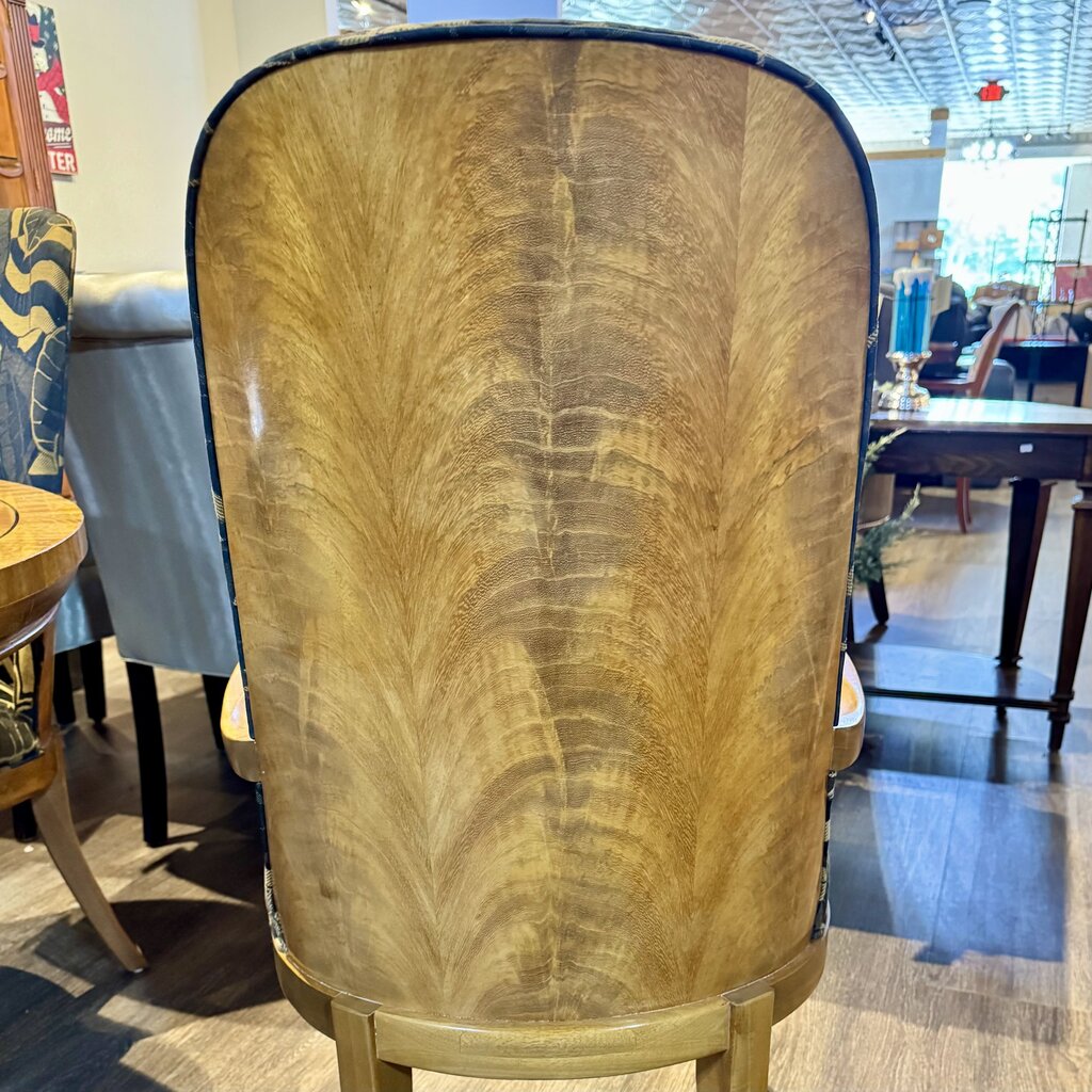 Orig. Price $6,700 - Double Pedestal Starbust Dining Table w/ 6 Chairs