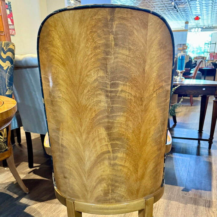 Orig. Price $6,700 - Double Pedestal Starbust Dining Table w/ 6 Chairs
