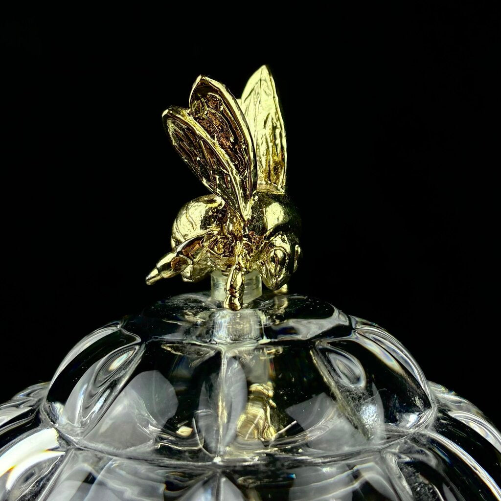 Cut Crystal Honey Box w/ Dipper - Box
