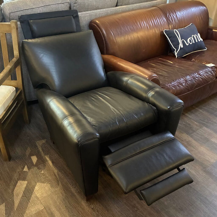 Orig. Price $1200 - Leather Push Back Recliner