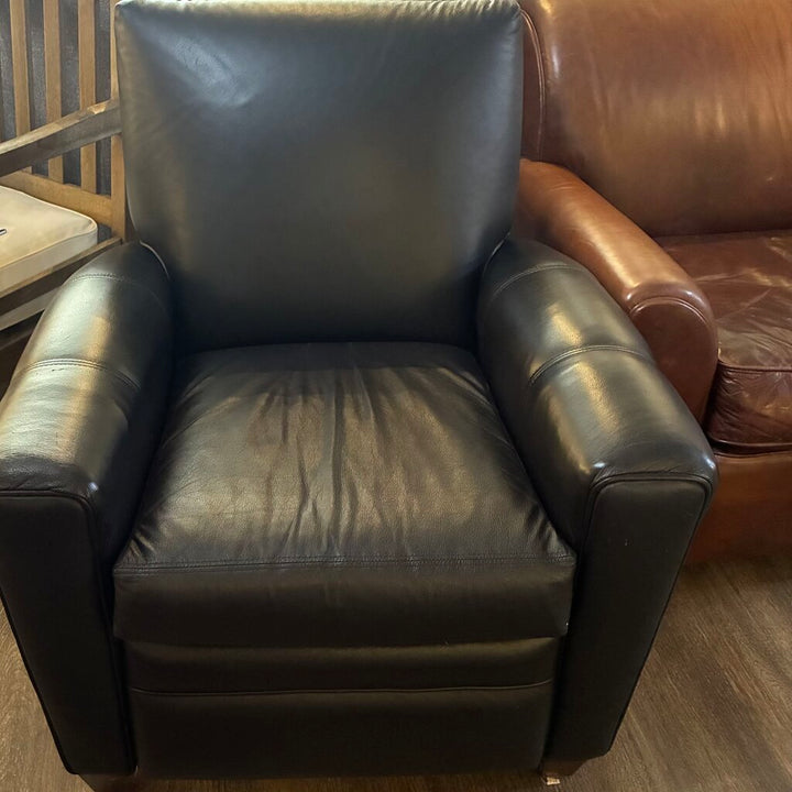 Orig. Price $1200 - Leather Push Back Recliner
