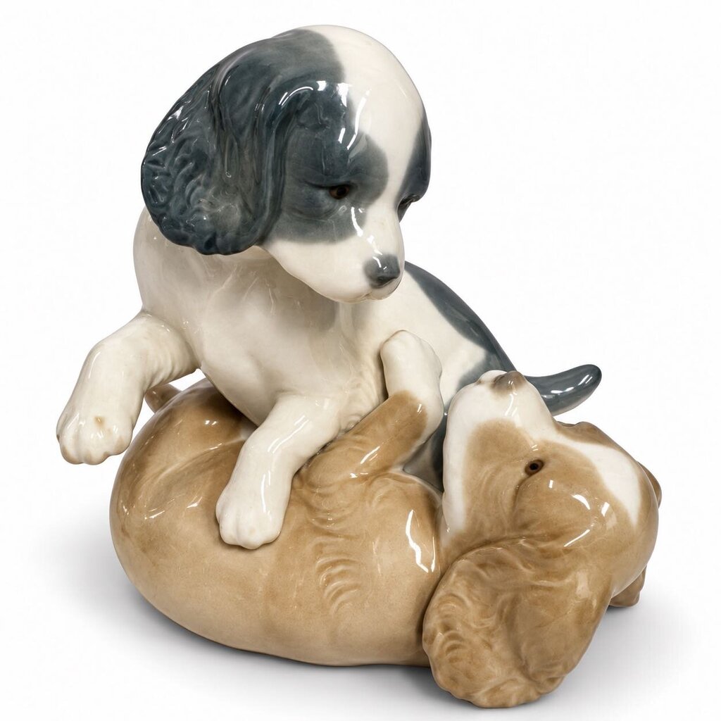 "Playful Puppies" Figurine