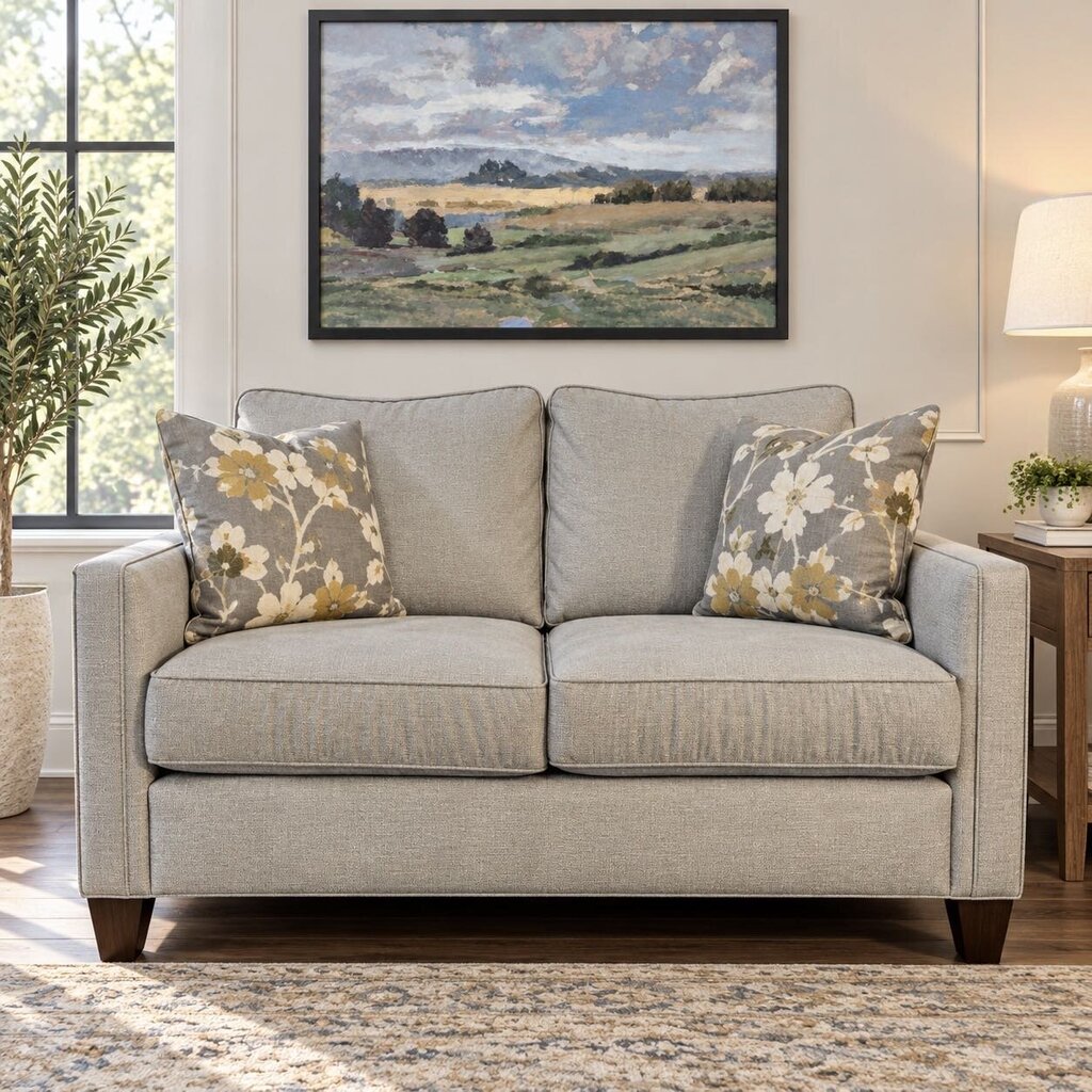 Orig. Price $2179 - Finley Loveseat with 2 Accent Pillows