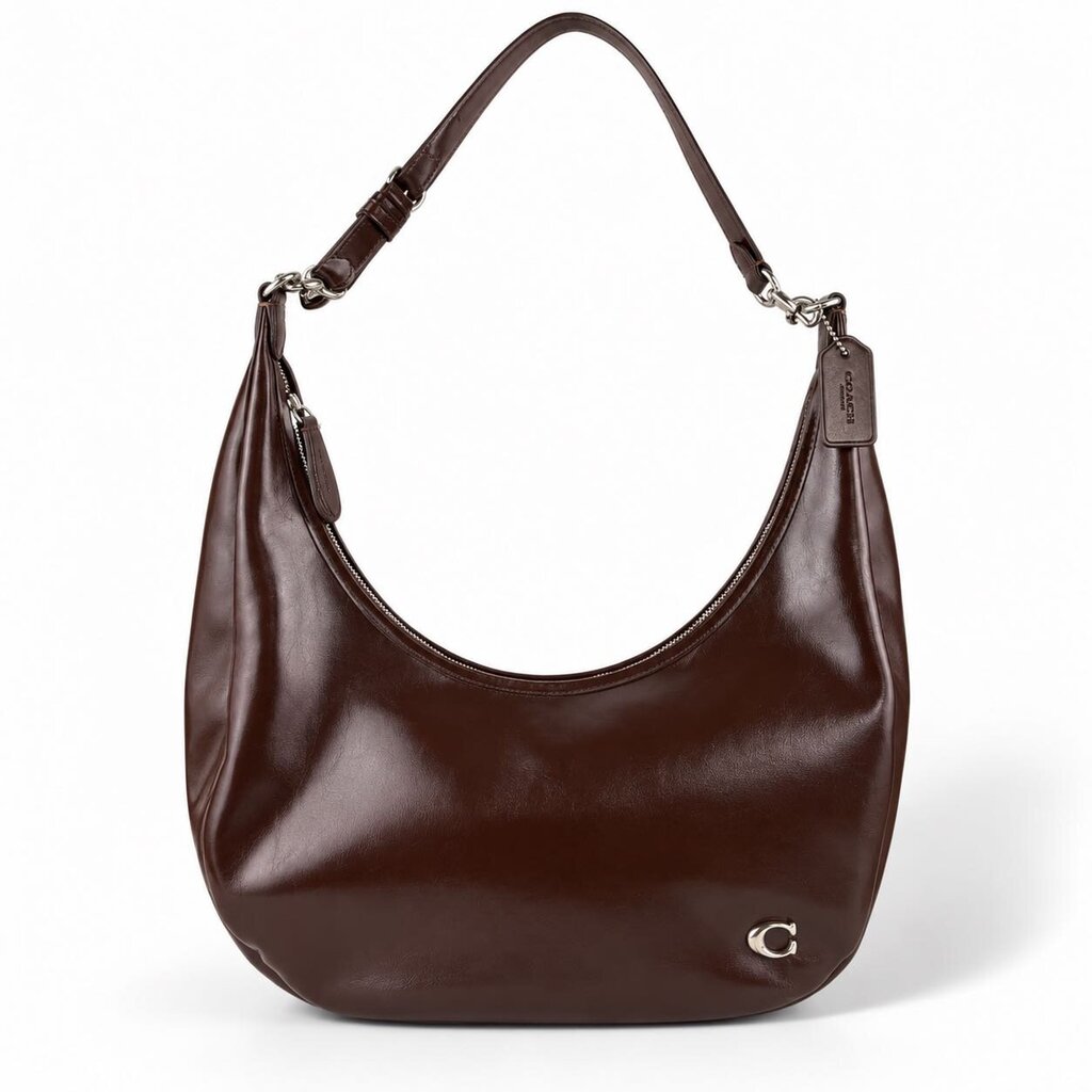 Glazed Leather "Juliet " Hobo Sling