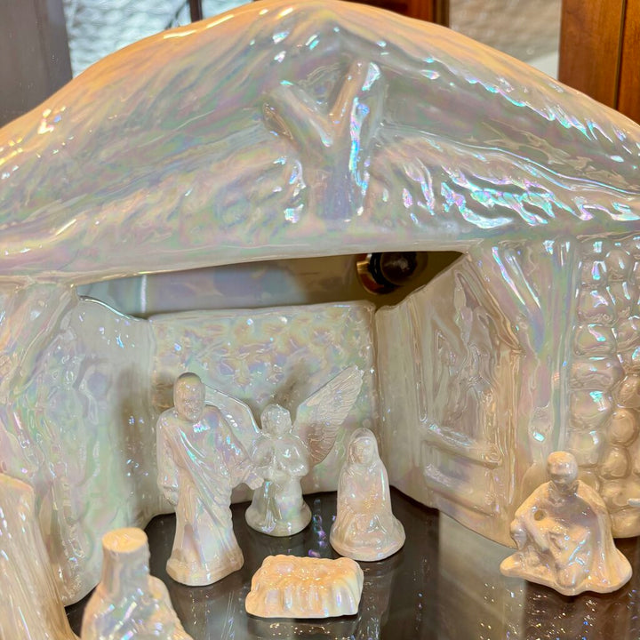 Vintage Macky Light Up Nativity Set