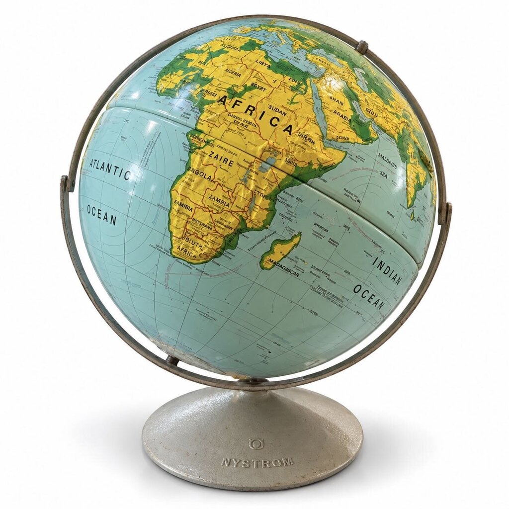 Vintage Large Globe - Nystrom