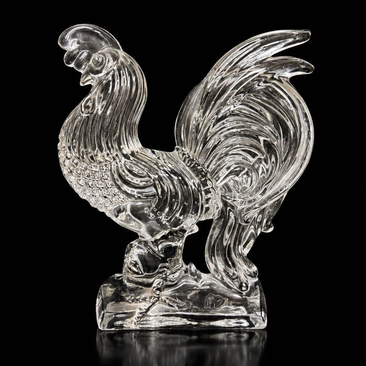 Vintage Chanticleer Glass Rooster