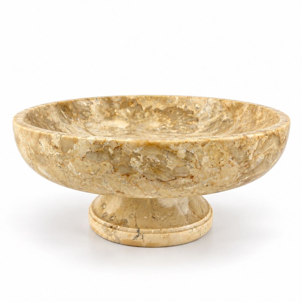 Marble Pedestal Centerpiece Server
