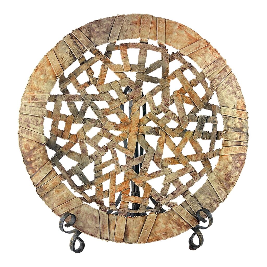 Woven Metal Centerpiece Bowl