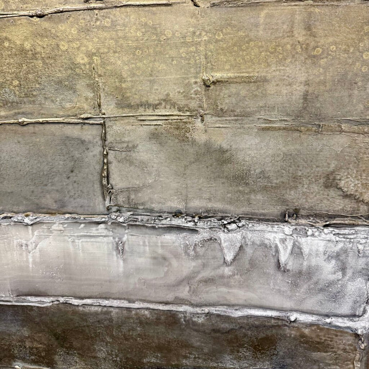Orig. Price $1000 - Gilded Layers – Contemporary Mixed Media Canvas