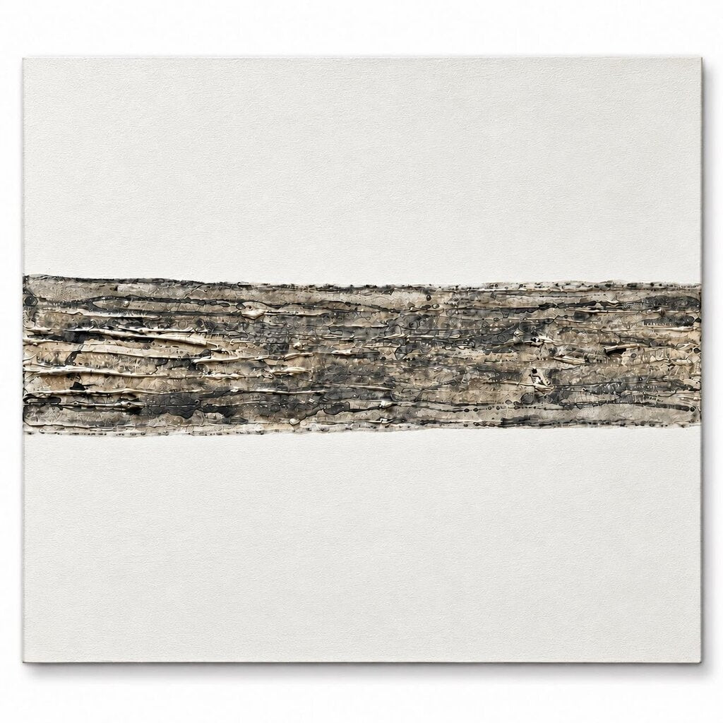 Orig. Price $1500 - Striking Contrast – Modern Black & White Canvas Art