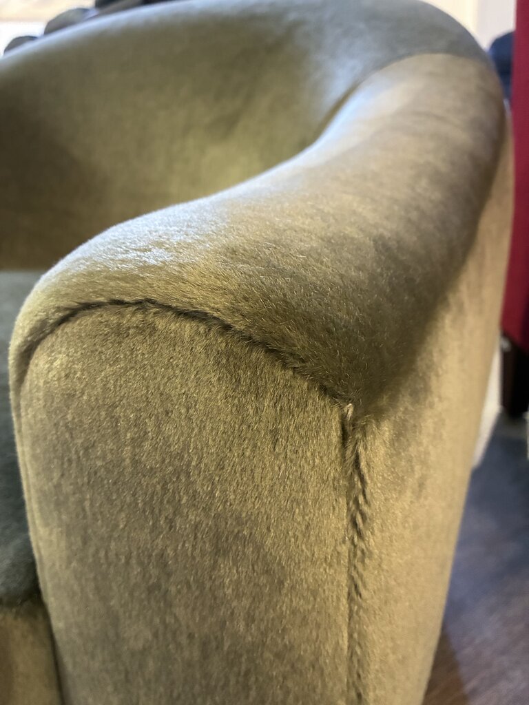 Orig. Price $4,075 - Mohair Oliver Swivel Chair
