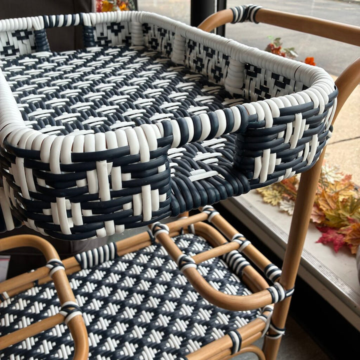 Orig. Price $1,169 - Selena Rattan Serving Cart