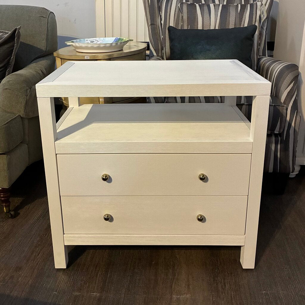 Orig. Price $529 - Nora Open Top 2-Drawer Nightstand
