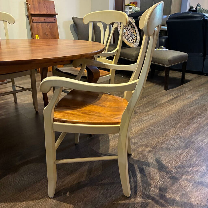 Orig. Price $8,200 - Country Manor Dining Table w/ 6 Chairs & 2 Leaves - Acosta's Home