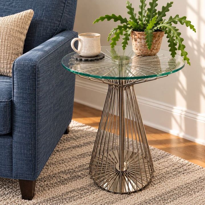 Orig. Price $350 - Vintage Radius Side Table - Acosta's Home