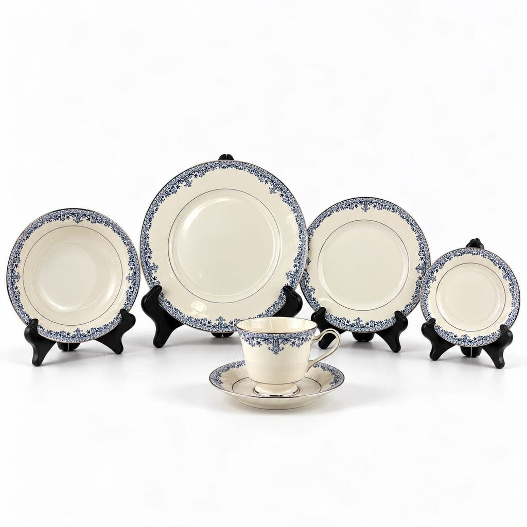 6 Piece / 12 Place China Set w/ Serverware - Charleston
