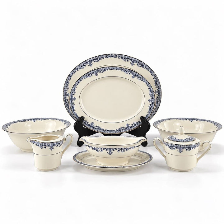 6 Piece / 12 Place China Set w/ Serverware - Charleston