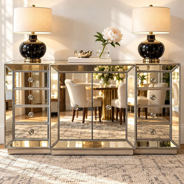 Orig. Price $2,499 - Omni Mirrored Buffet