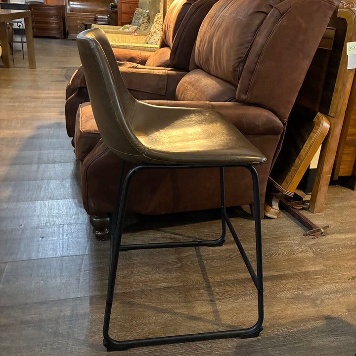 Vegan Leather Counter Height Stool - Acosta's Home