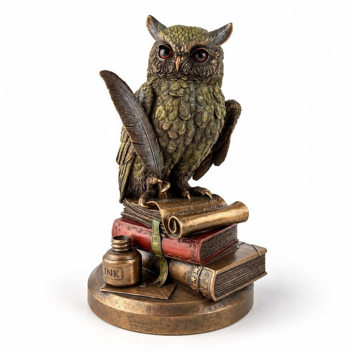 Academic Owl Cast Bronze - Veroese