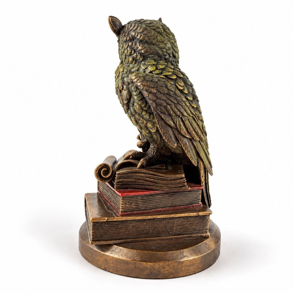 Academic Owl Cast Bronze - Veroese