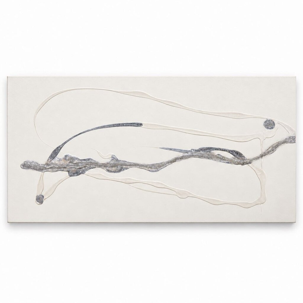 Orig. Price $1500 - Paint Pour Abstract Canvas