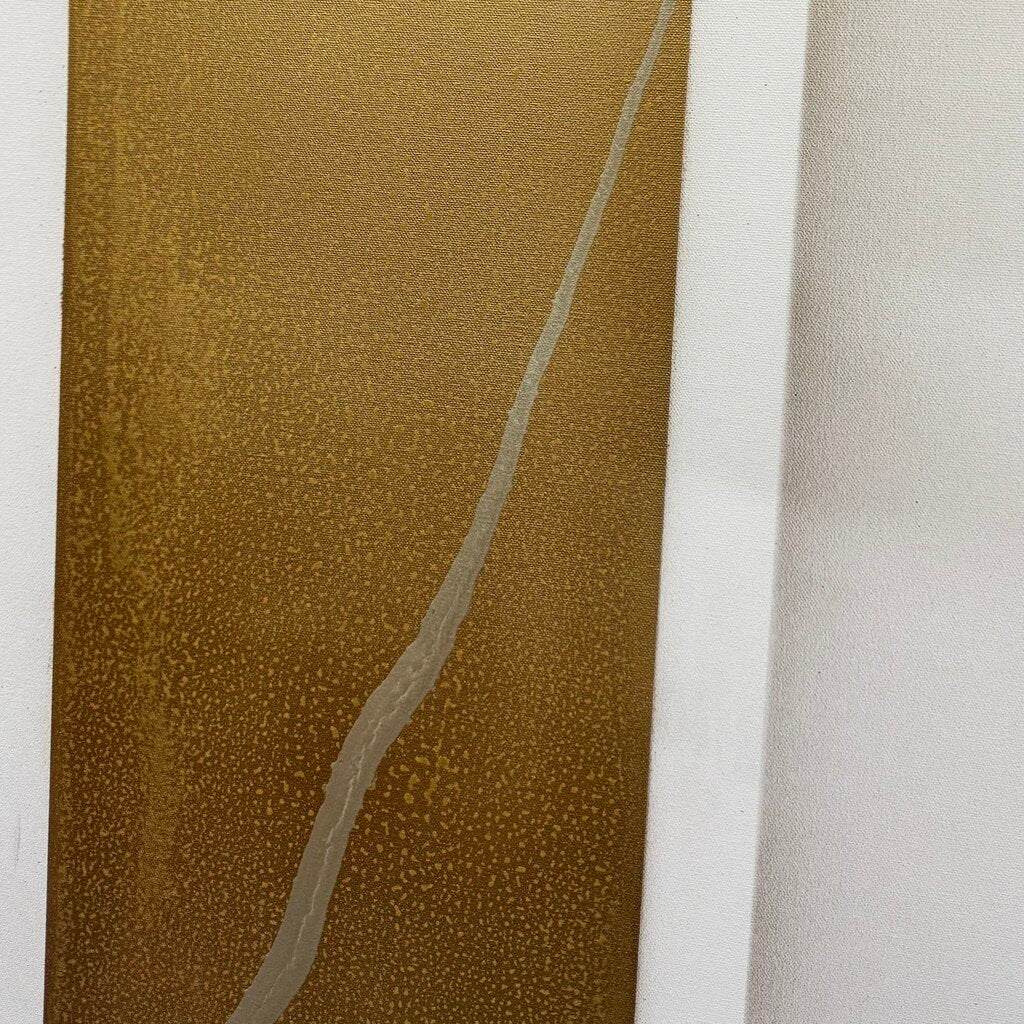 Orig. Price $800 -Golden Layers Abstract Canvas