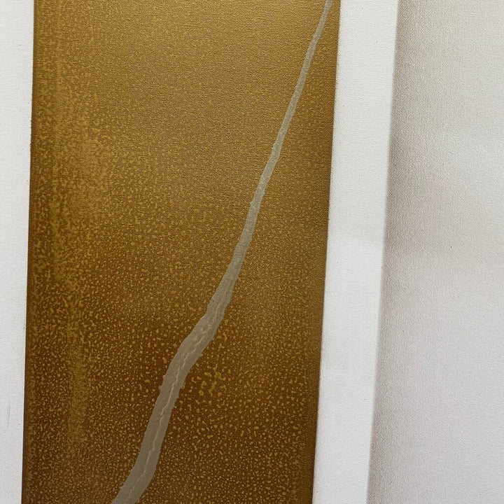 Orig. Price $800 -Golden Layers Abstract Canvas