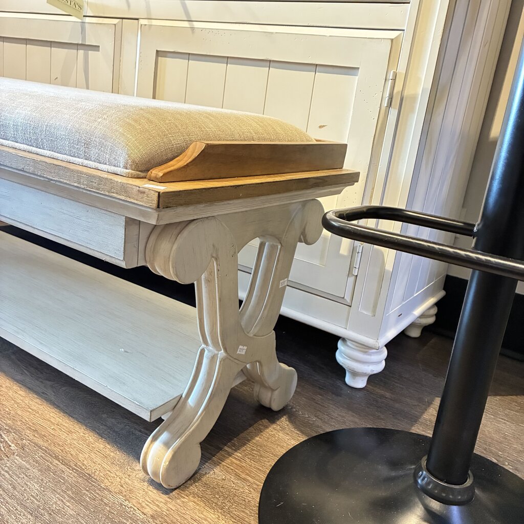 Orig. Price $460 - Farmhouse Reimagined Bench - Acosta's Home