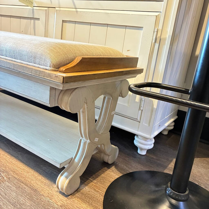 Orig. Price $460 - Farmhouse Reimagined Bench - Acosta's Home