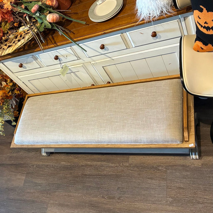 Orig. Price $460 - Farmhouse Reimagined Bench - Acosta's Home