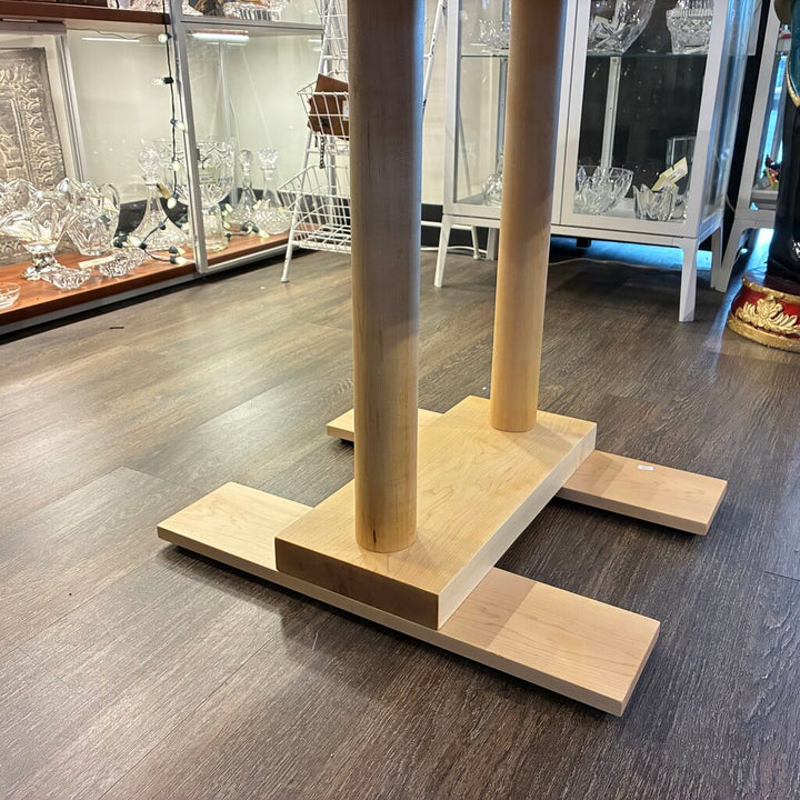 Round Solid Maple Foyer Table - Acosta's Home