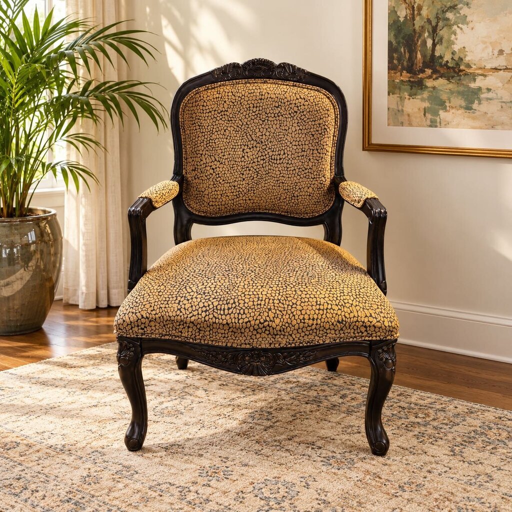Louis XV-style Accent Chair - Acosta's Home