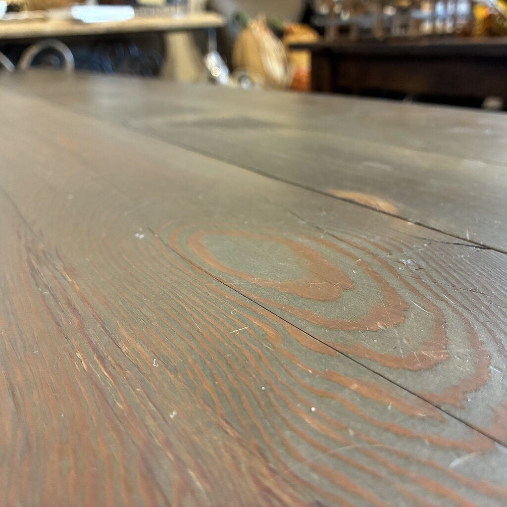 Custom Rustic Farmhouse Dining Table w/ Bench - Acosta's Home