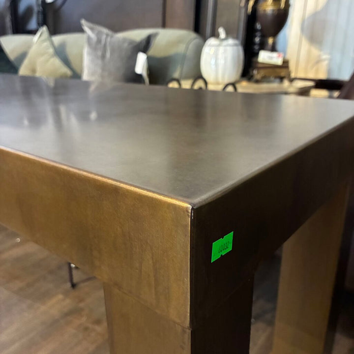 Orig. Price $3,000 - Baker-style Metal Console Table - Acosta's Home