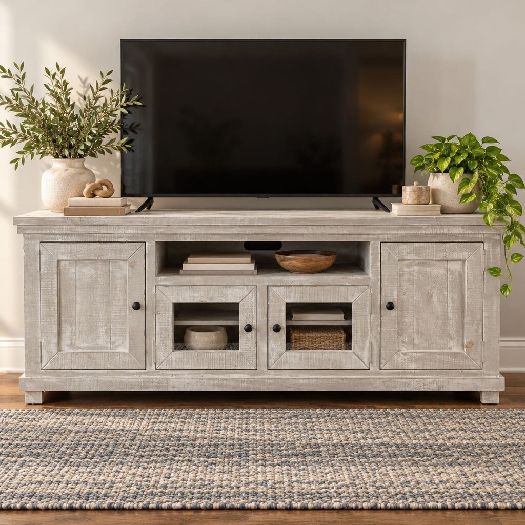 Modern Farmhouse-style Media Console - Acosta's Home