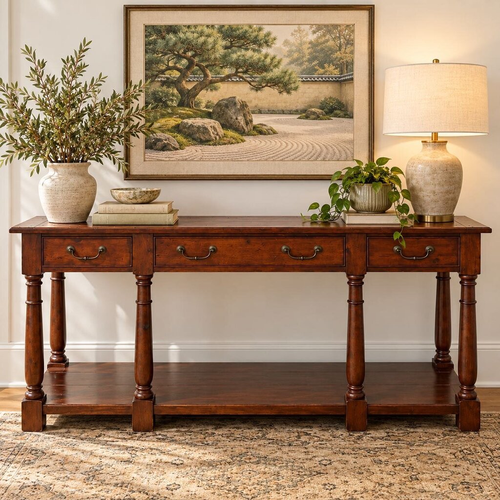 3-Drawer Sofa Table - Acosta's Home