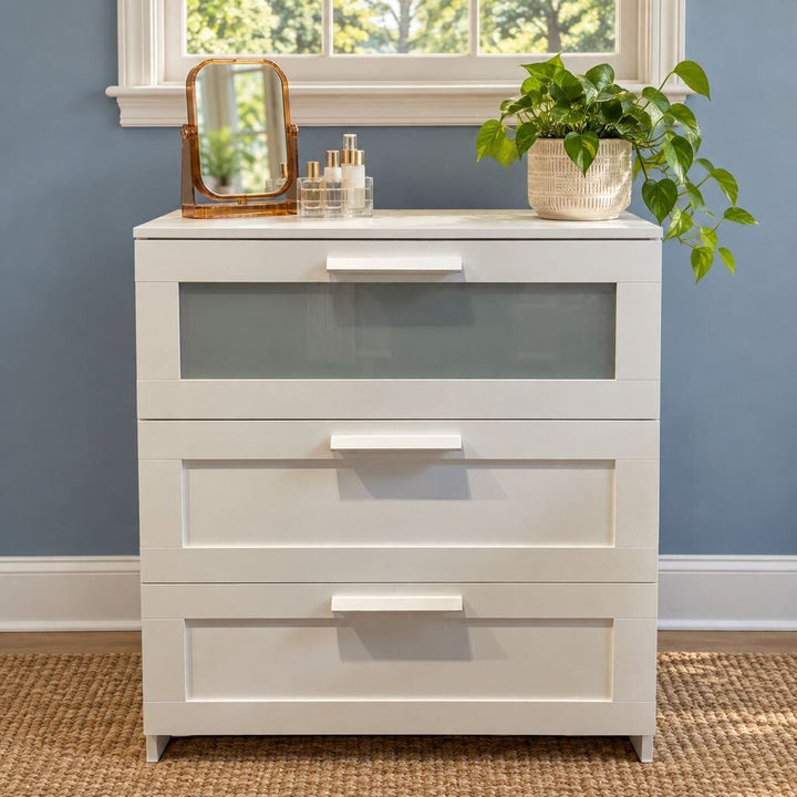 Orig. Price $179 - 3-Drawer Brimnes Chest - Acosta's Home