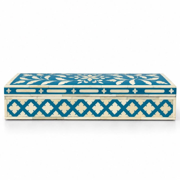 Orig. Price $341 - Amanda Storage Box w/ Bone Inlay - Acosta's Home