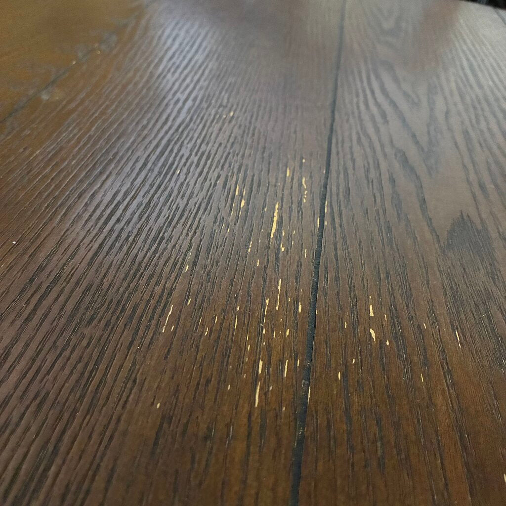 Orig. Price $800 - Round Wood and Metal Coffee Table - Acosta's Home